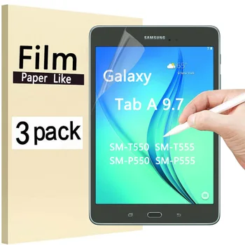 Бумажная пленка Для Samsung Galaxy Tab A 9.7 & S Pen 2015 SM-T550 SM-T555 SM-P550 SM-P555 Матовая ПЭТ-защитная пленка для планшета