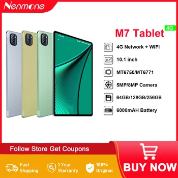 Глобальная прошивка Nenmone 4G Pad, 10,1-дюймовый Android-планшет с клавиатурой, восьмиядерный 1280Х800 /1920X1200, две камеры, Wi-Fi, GPS Type-C