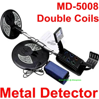 Металлоискатель MD 5008 Gold Digger Охотник За сокровищами MD 5008 Pinpointer Gold Detector С Двумя Катушками md-5008 Metal Detector 2023