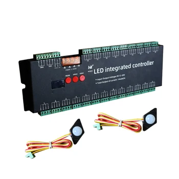 Новый светодиодный ступенчатый контроллер RGB-полосы PIR Датчик движения Лестничный светильник 22-канальные светодиодные фонари IC 1903 Pixel Magic Controller